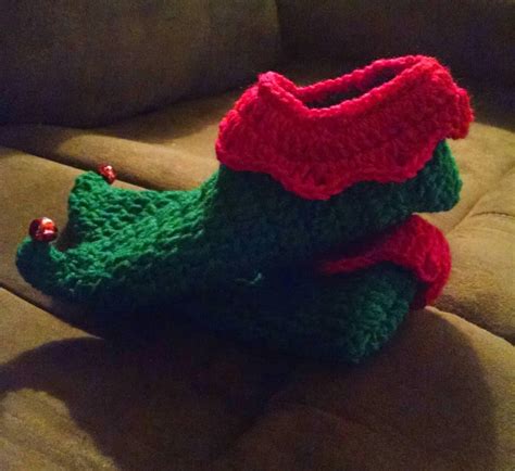 Crochet Elf slippers.