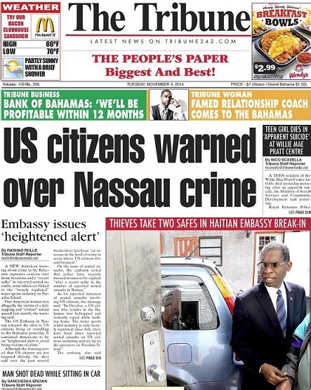 U.S. Issues Another Crime Warning for Nassau, Bahamas: Fourth Advisory ...