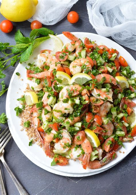 TABOULI SHRIMP SALAD RECIPE + WonkyWonderful