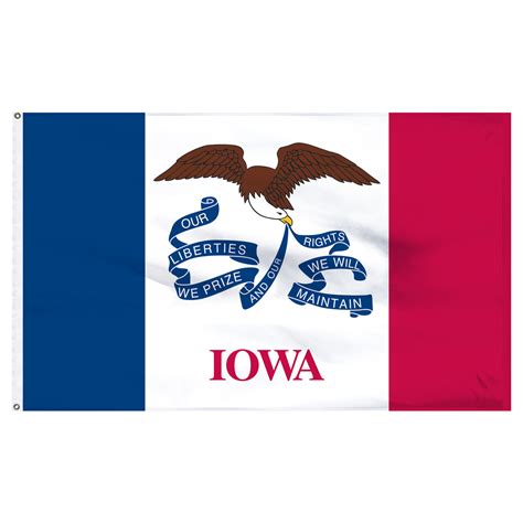 Iowa 3ft x 5ft Nylon Flag