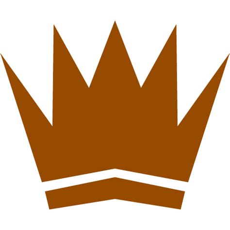 Brown crown icon - Free brown crown icons