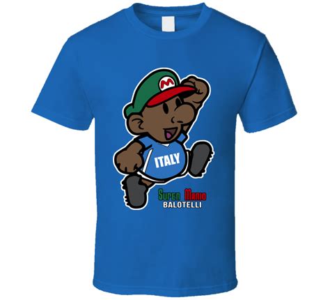 Super Mario Balotelli Italy Soccer T Shirt