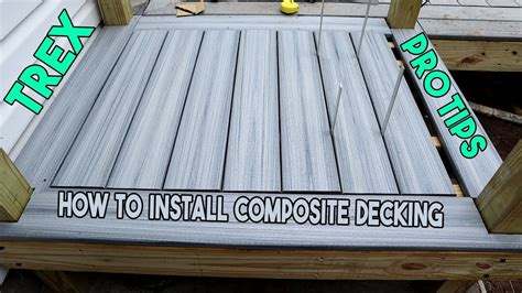 Install Composite Decking | How To - YouTube