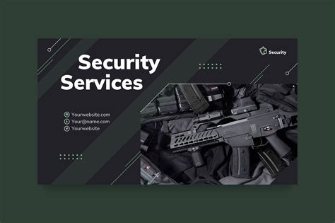 Security Guard Service PowerPoint Presentation Template :: Behance