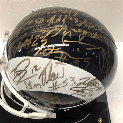 Los Angeles Rams Signed Football Helmet