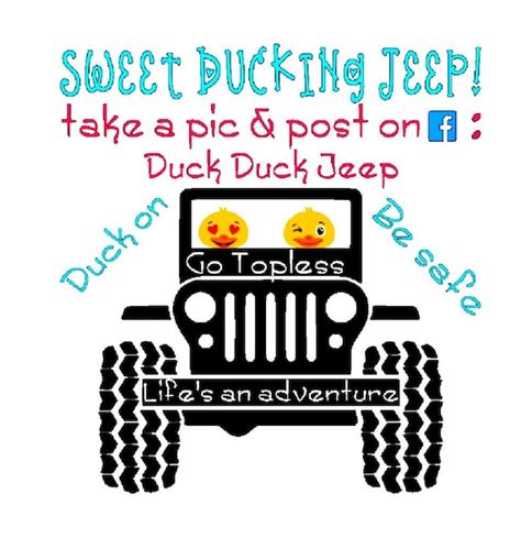 Duck Duck Jeep Digital download-PERSONALIZED OPTION | Etsy