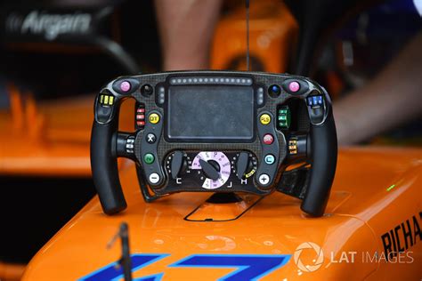 McLaren MCL33 steering wheel at Italian GP