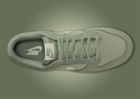 Tonal Shades Of Olive Green Take Over This Nike Dunk Low Premium - Sneaker News