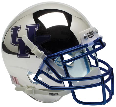 KENTUCKY WILDCATS ALTERNATE SILVER CHROME SCHUTT MINI NCAA FOOTBALL ...