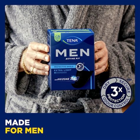 TENA Men Active Fit Protective Shield | Incontinence pad - Men - TENA Web Shop