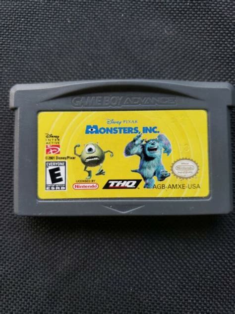 MONSTERS, INC. NINTENDO GAMEBOY ADVANCE SP GBA GAME | eBay