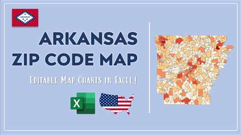 Arkansas Zip Code Map Free - United States Map