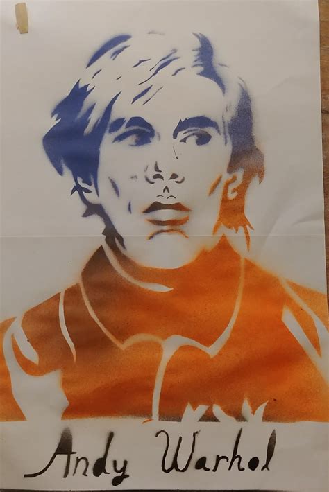 Andy Warhol spray paint stencil art | Scrolller