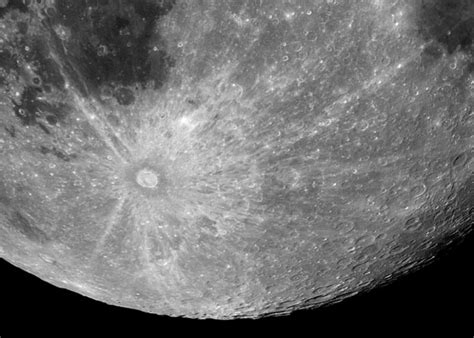 Moon Crater Tycho - Moon Crater Tycho