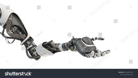 Prosthetic Handsome Robotic Arm 3d Rendering Stock Illustration ...