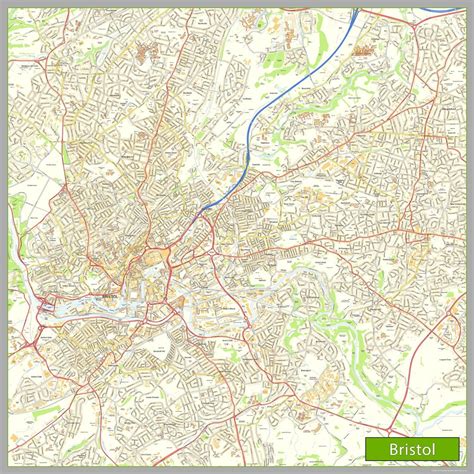 Bristol Street Map– I Love Maps