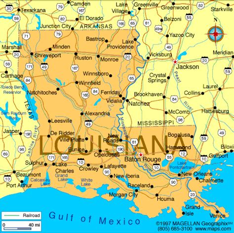 Louisiana Map: Explore the Bayou State's Parishes, Cities, and Top Attractions