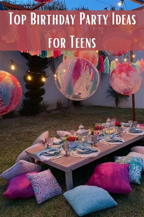 Top Birthday Party Ideas for Teens - momma teen