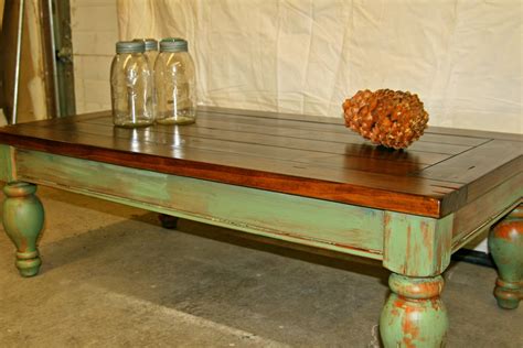Laurel's Attic : Large Rustic Pine Coffee Table -SOLD