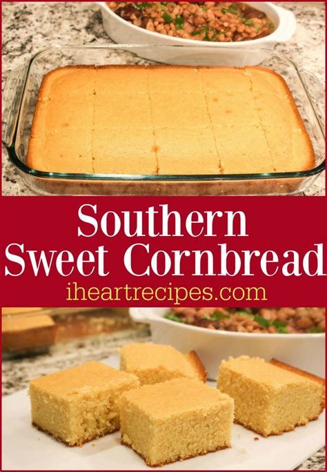 Southern Sweet Cornbread Recipe | I Heart Recipes