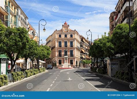 Street in Antequera, Spain editorial stock image. Image of city - 31091204