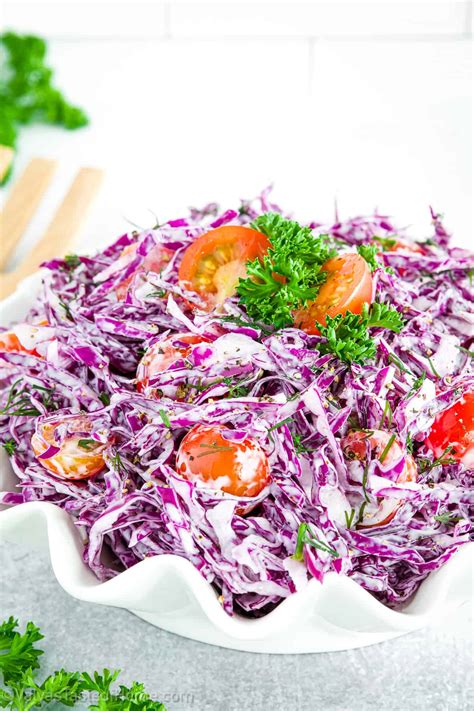 The Tastiest Purple Cabbage Salad (Simple and Easy Recipe)