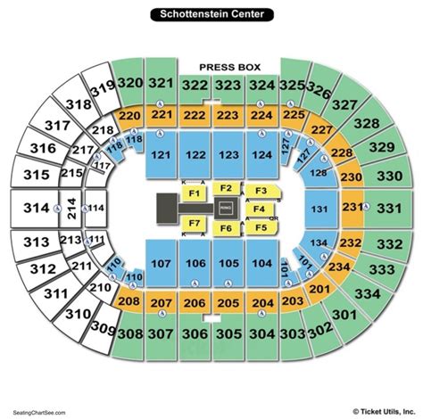 Interactive Seating Chart Schottenstein Center - Center Seating Chart