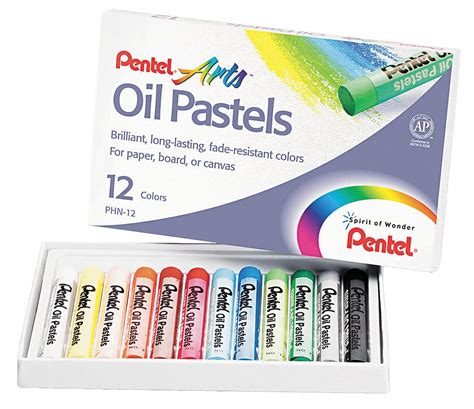 PENTEL, 12 Crayons per Pack, 144 Packs per Case, Oil Pastel Set w/Carrying Case - 35X906 ...