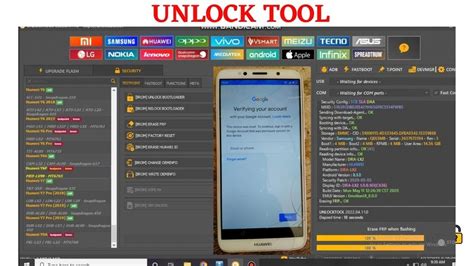 Huawei Y5 Prime DRA-LX2 FRP Google Account Remove by Unlocktool One ...