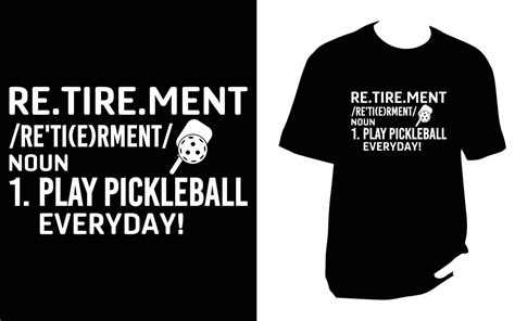 pickleball t shirt design 13124425 Vector Art at Vecteezy