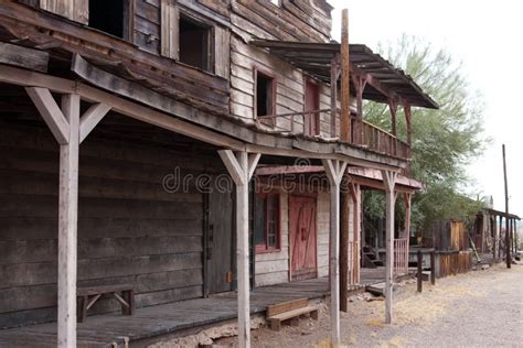 Abandoned Old Western Arizona Town USA Stock Photo - Image of architecture, facade: 11999546