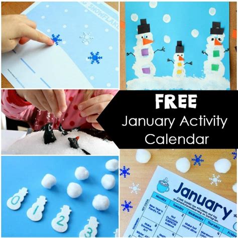 January Preschool Activities and Fun Things to Do With Kids