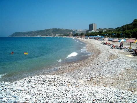 The Beach in Ixia near Rhodes Town Rhodes Greece Beach Fun, Beach Life, Sea Colour, Beach ...