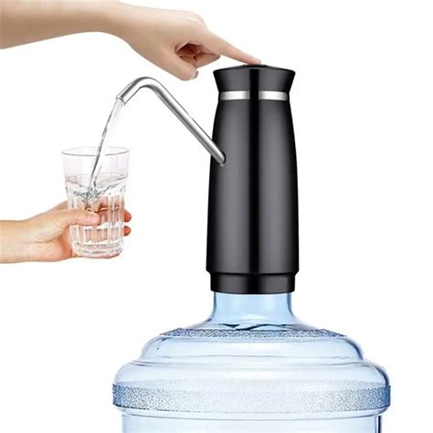 Wireless Electric Water Bottle Pump Dispenser Purified Water Drinking Bottle Switch Automatic ...