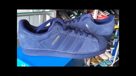 Adidas Superstar Suede (blue) unboxing - YouTube