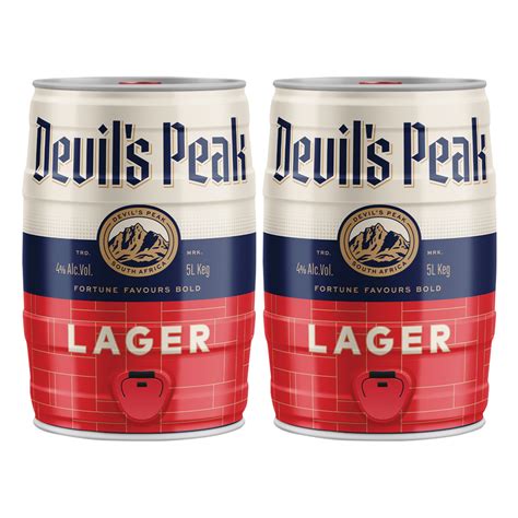 Devil's Peak Lager | 2 x 5L Keg | 4% ALC/VOL – Devil's Peak Beer Co.