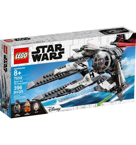 LEGO Star Wars Black Ace TIE Interceptor Set 75242 - GB