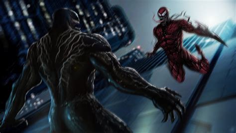 1360x768 Resolution Venom vs Carnage Movie Concept Art Desktop Laptop ...