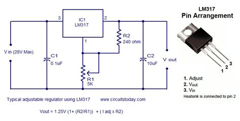 Few LM317 Voltage regulator circuits that has a lot of applications