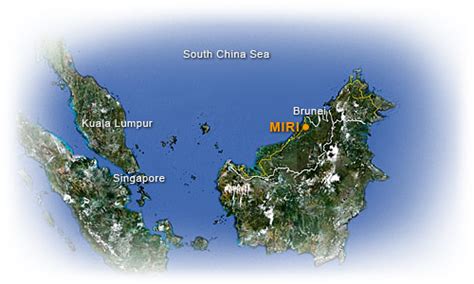 Map Of Miri Sarawak Malaysia - Maps of the World