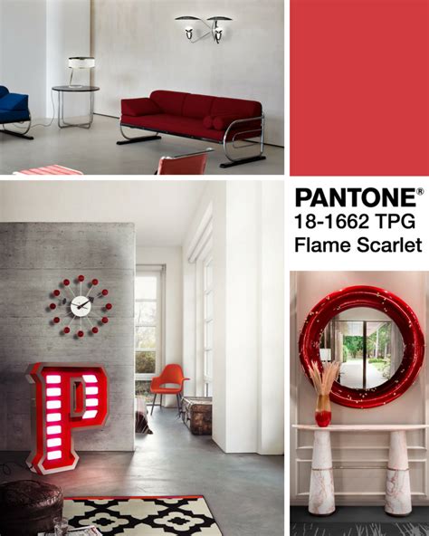 Mood Board: The Best of Pantone Fall Colors with Flame Scarlet