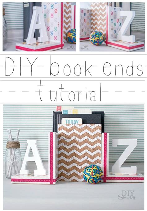 DIY Book Ends - DIY Show Off ™ - DIY Decorating and Home Improvement BlogDIY Show Off ™ – DIY ...