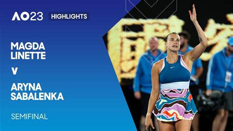 Magda Linette v Aryna Sabalenka Highlights | Australian Open 2023 ...