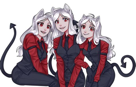 Cerberus deserves more love, so i drew some fanart - Helltaker Cerberus, Demon Girl, Finding ...