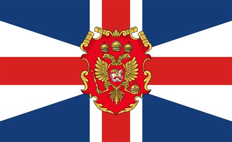 Flag of the Grand Duchy of Moscow in the style of the British flag : r ...