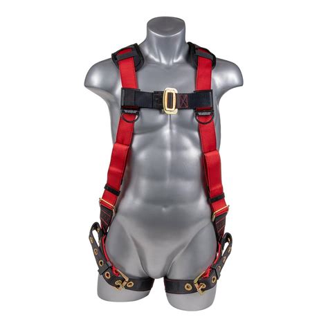 Construction Safety Harness 5 Point, Padded Back, Padded Grommet Legs, – Bridge Fasteners