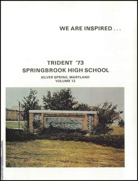 Explore 1973 Springbrook High School Yearbook, Silver Spring MD ...