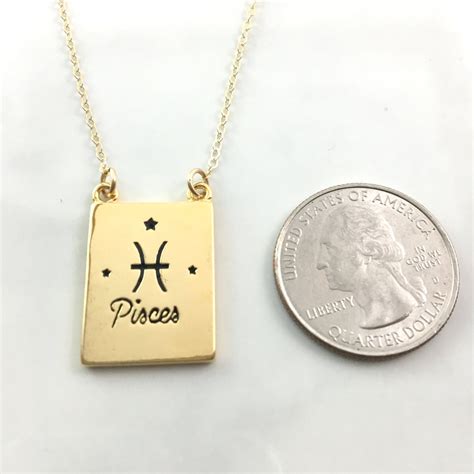 Pisces Necklace - Etsy