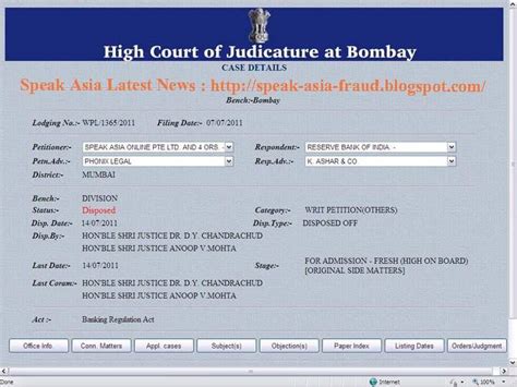 Speak Asia Fraud - Genuine |Mumbai High Court DISPOSE Case on Speak ...