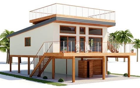 Beach house floor plans, Stilt house plans, House on stilts